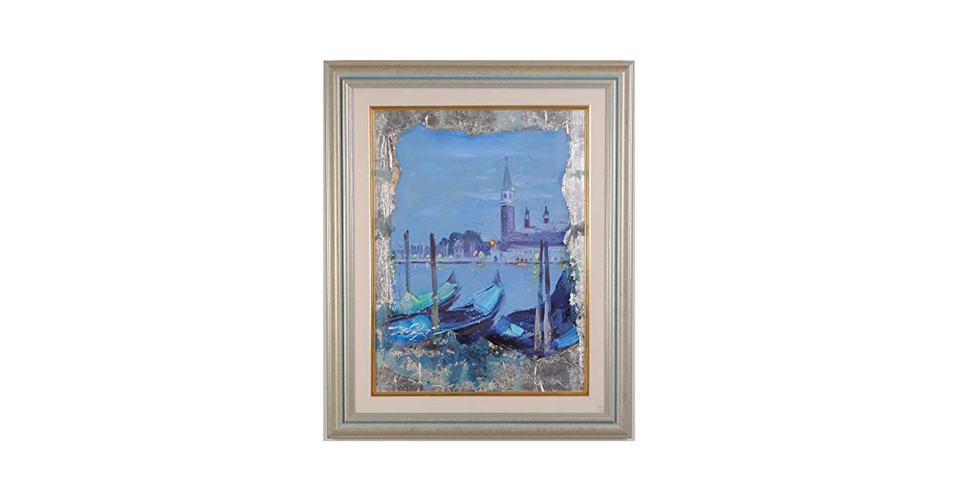 Amazon.co.jp: イタリア 絵画 風景画 ベネチア アクリル画